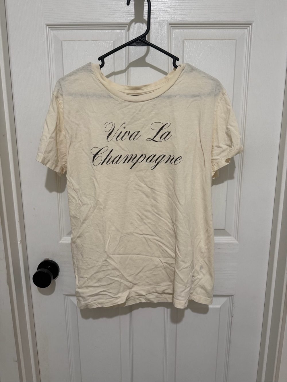 Vici Cream Viva La Champagne Short Sleeve Tee